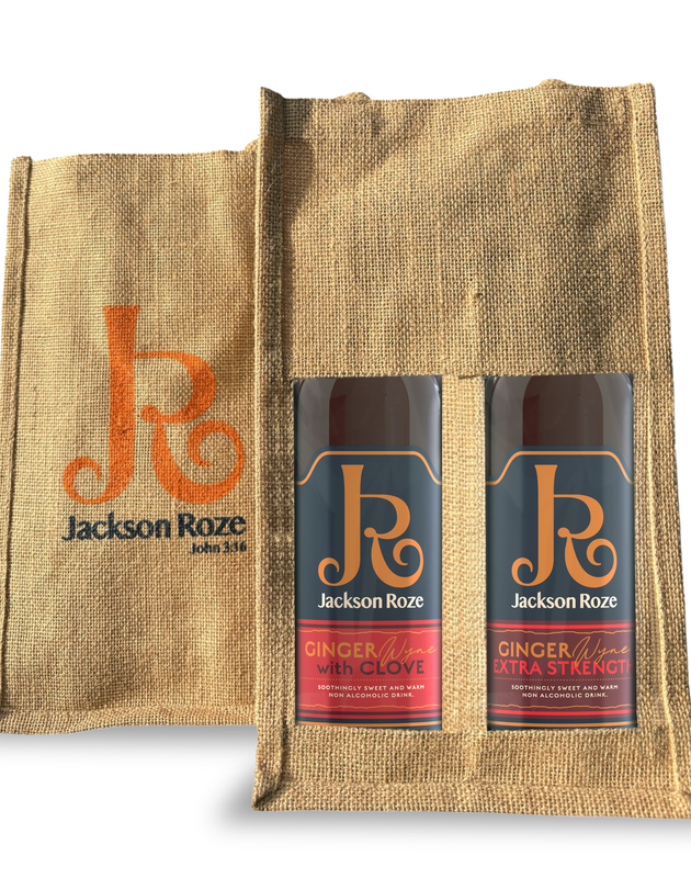 750ml Wine x2 & Hessian Packaging
